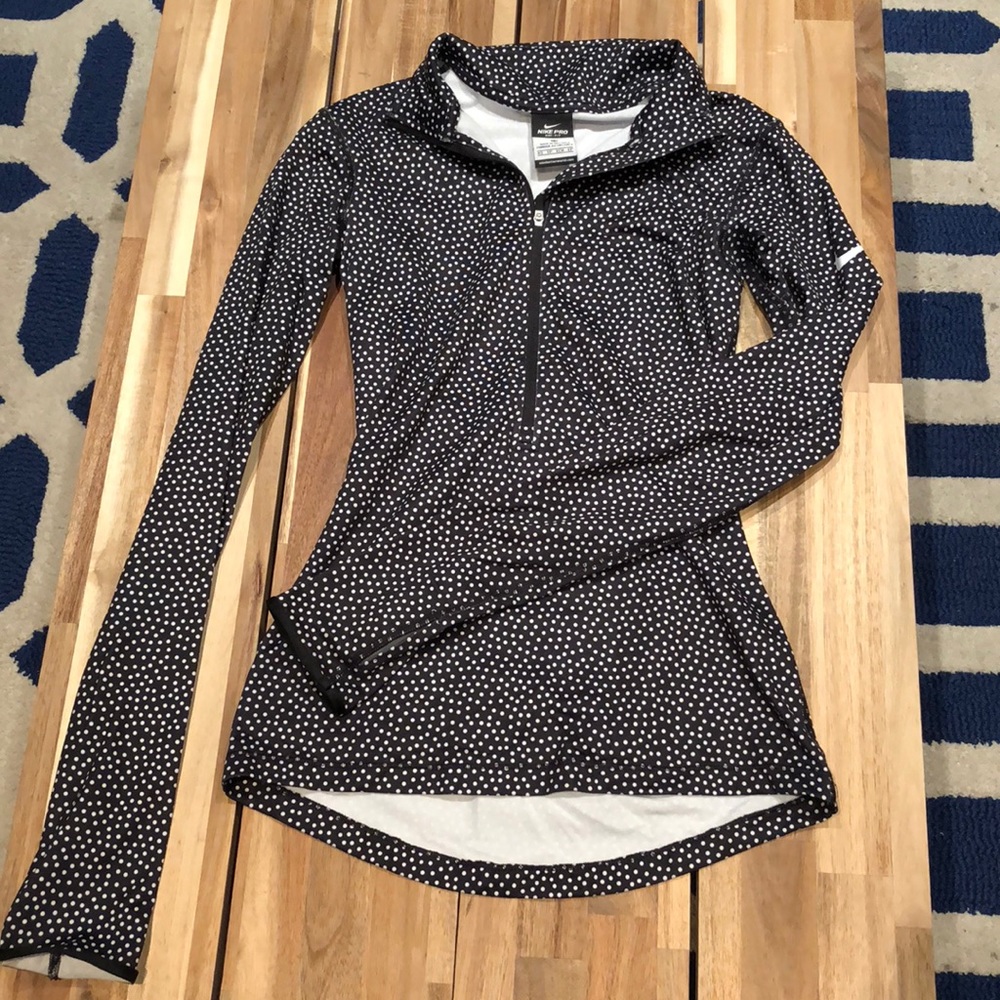 polka dot Nike sports top